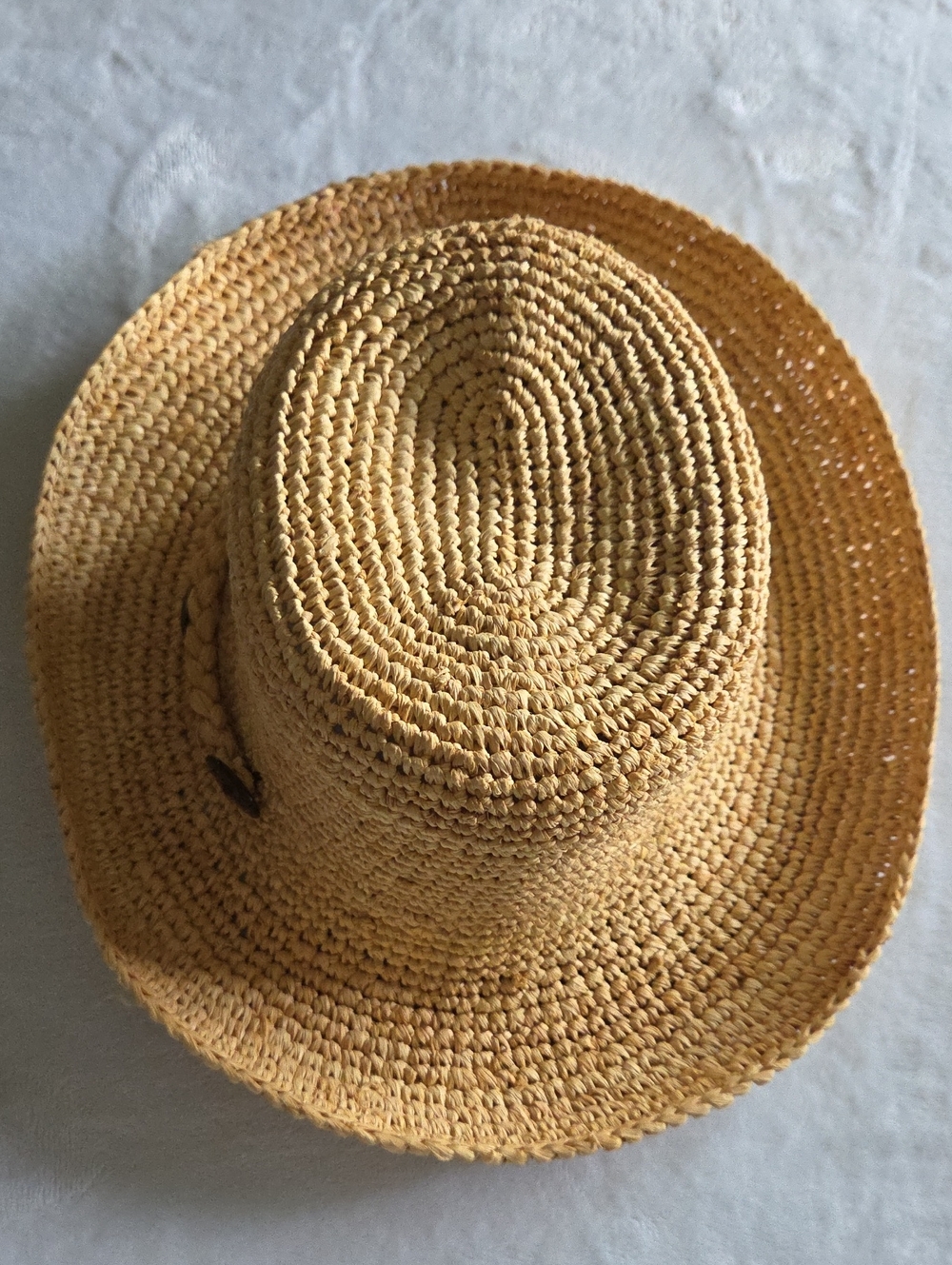 STUNNING LA SCALA Straw Sun Hat in Tan - Lightweight Summer Hat